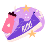 Exercise stickers created by Stickers Flaticon